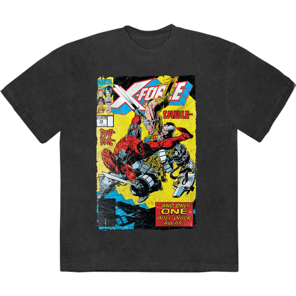 Marvel - XForce Cable & Deadpool Mens Tshirt - Black